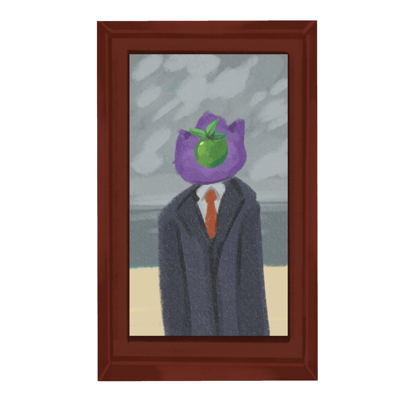 Purple Monster Son of Man Magnet