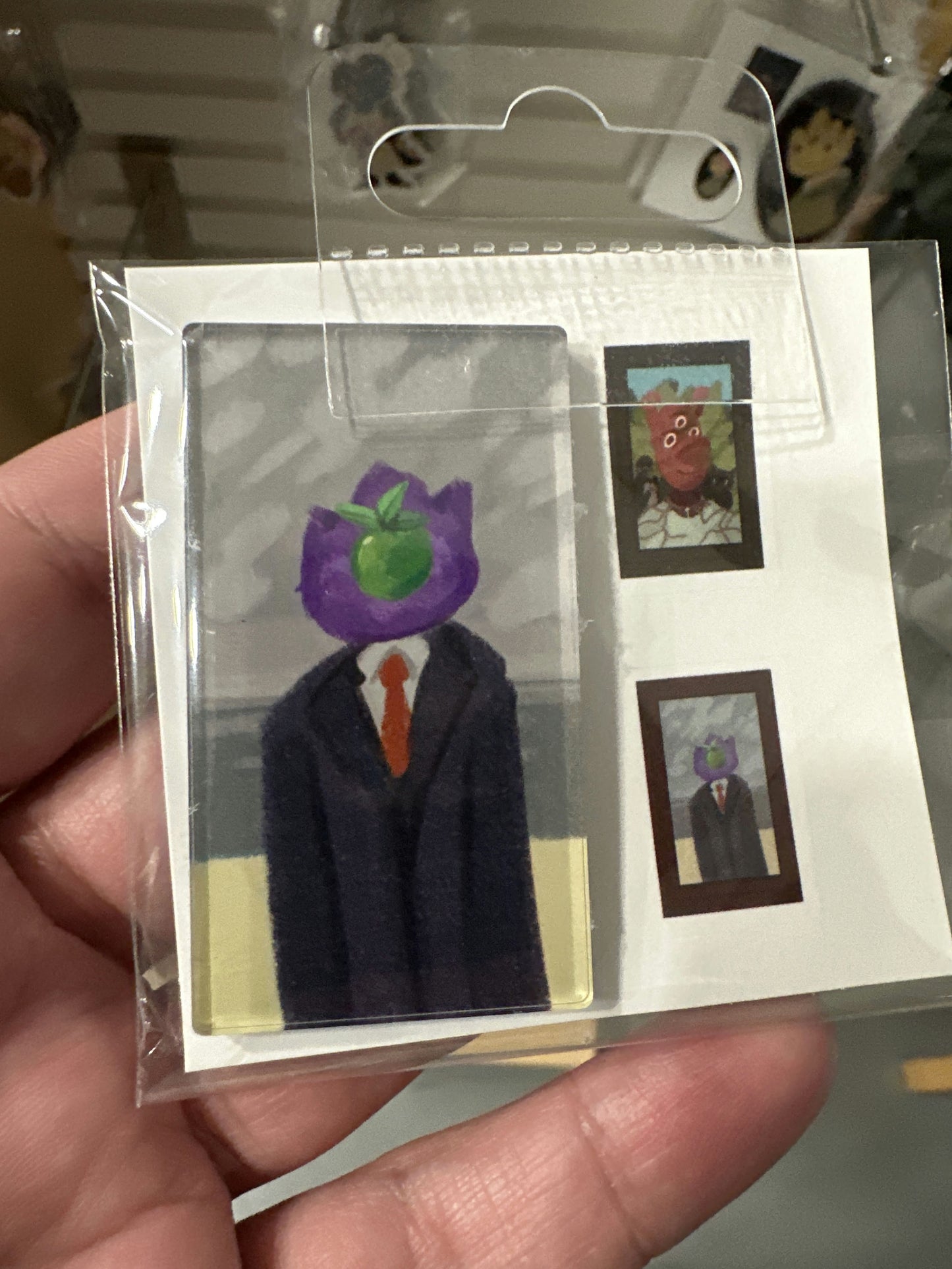 Purple Monster Son of Man Magnet