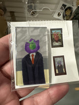 Purple Monster Son of Man Magnet