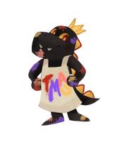 TMAS Smock Dino Magnet