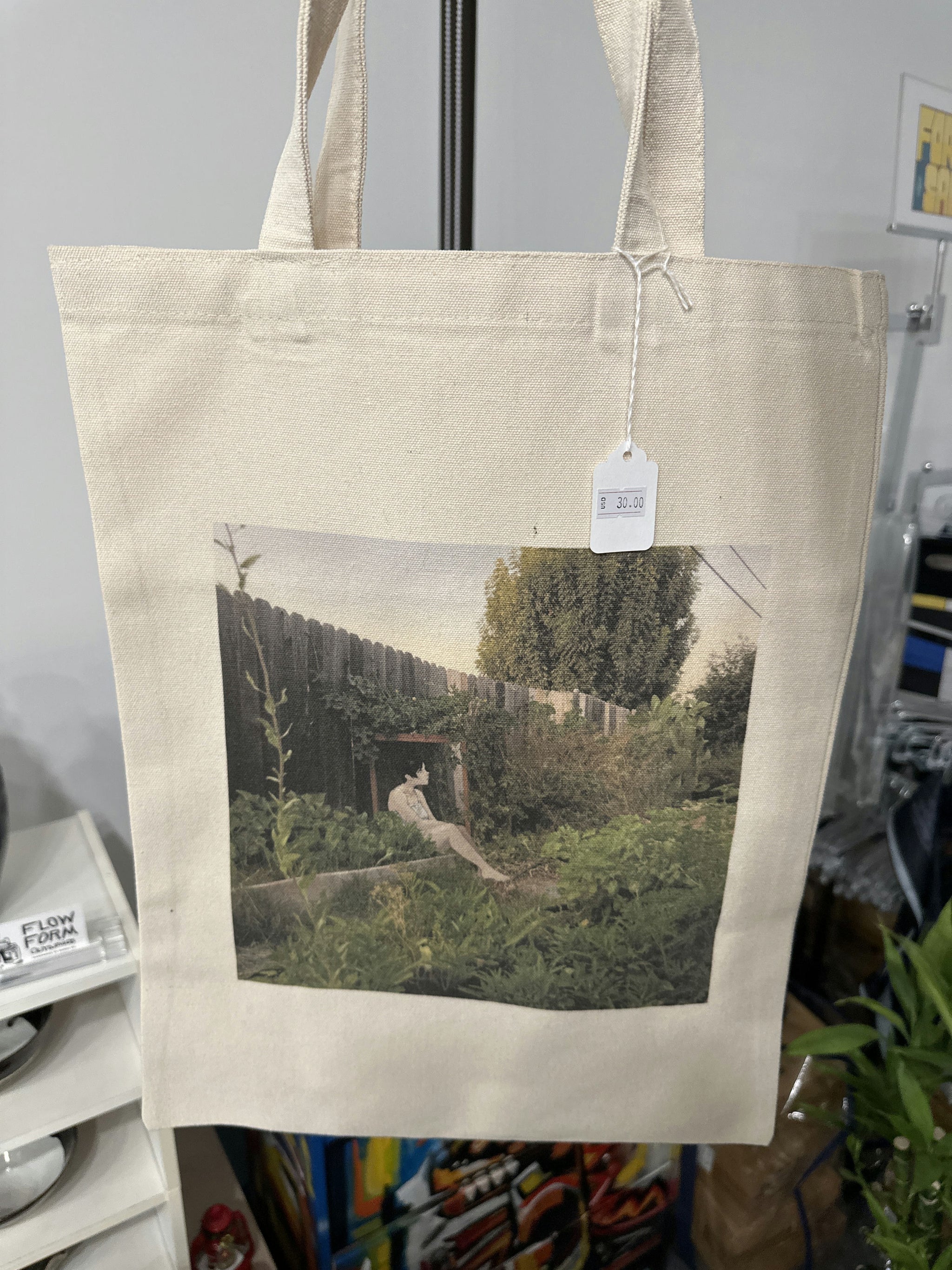 Girl in the Fence Tote