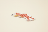 Pink Monster Magnet angled view