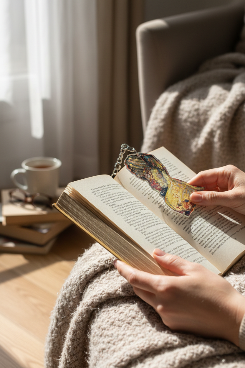 Bookmark lifestyle shot