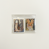 Butterfly Ear + Commission double sticker pack - front view