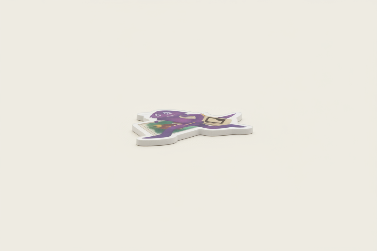 Purple Monster Magnet angled view