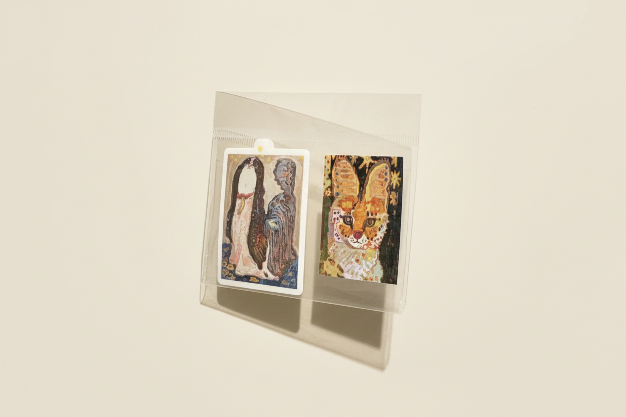 Butterfly Ear + Commission double sticker pack - angled view