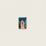 Pink Monster Scream Magnet front view