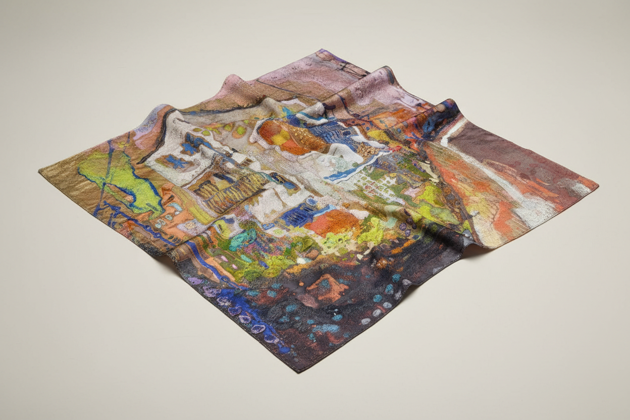Fukumi Salon Scarf angled view