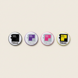 TMAS Logo Pin 4-pack front view