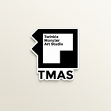 TMAS logo magnet - front view