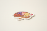 Monster's Paint Palette Magnet angled view