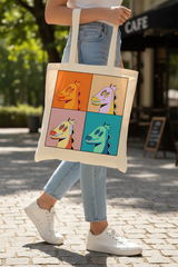 Lifestyle tote bag mockup