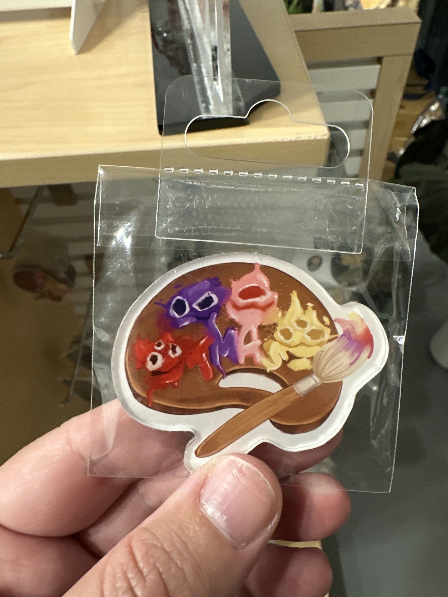 The Monsters Paint Palette Magnet