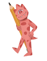 Pink Monster Magnet