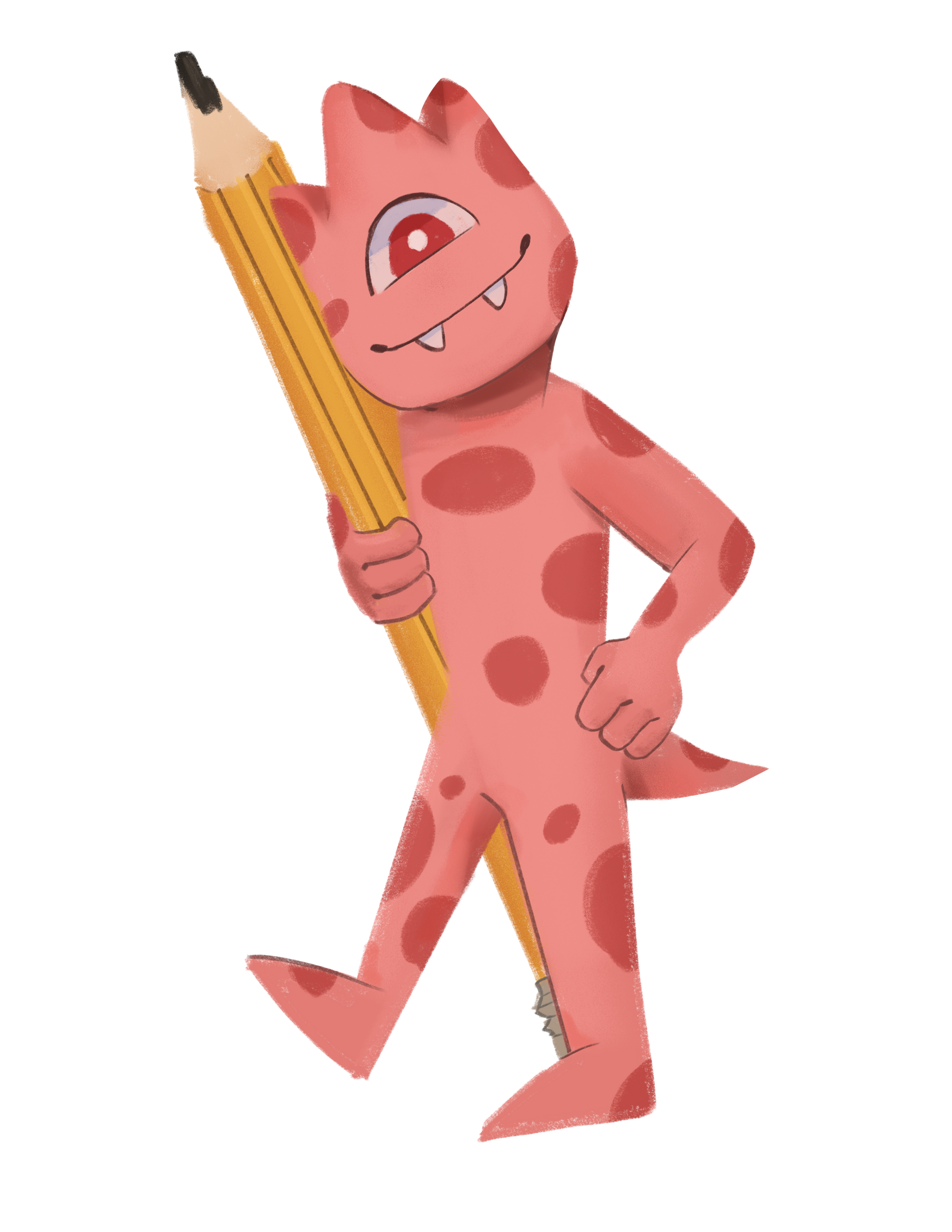 Pink Monster Magnet