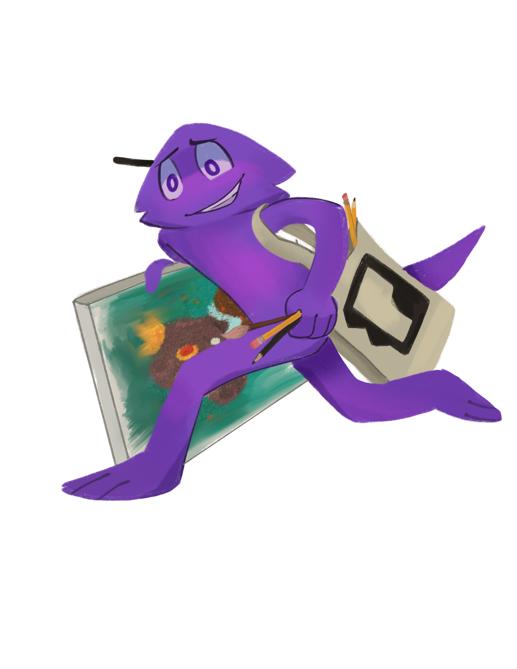 Purple Monster Magnet