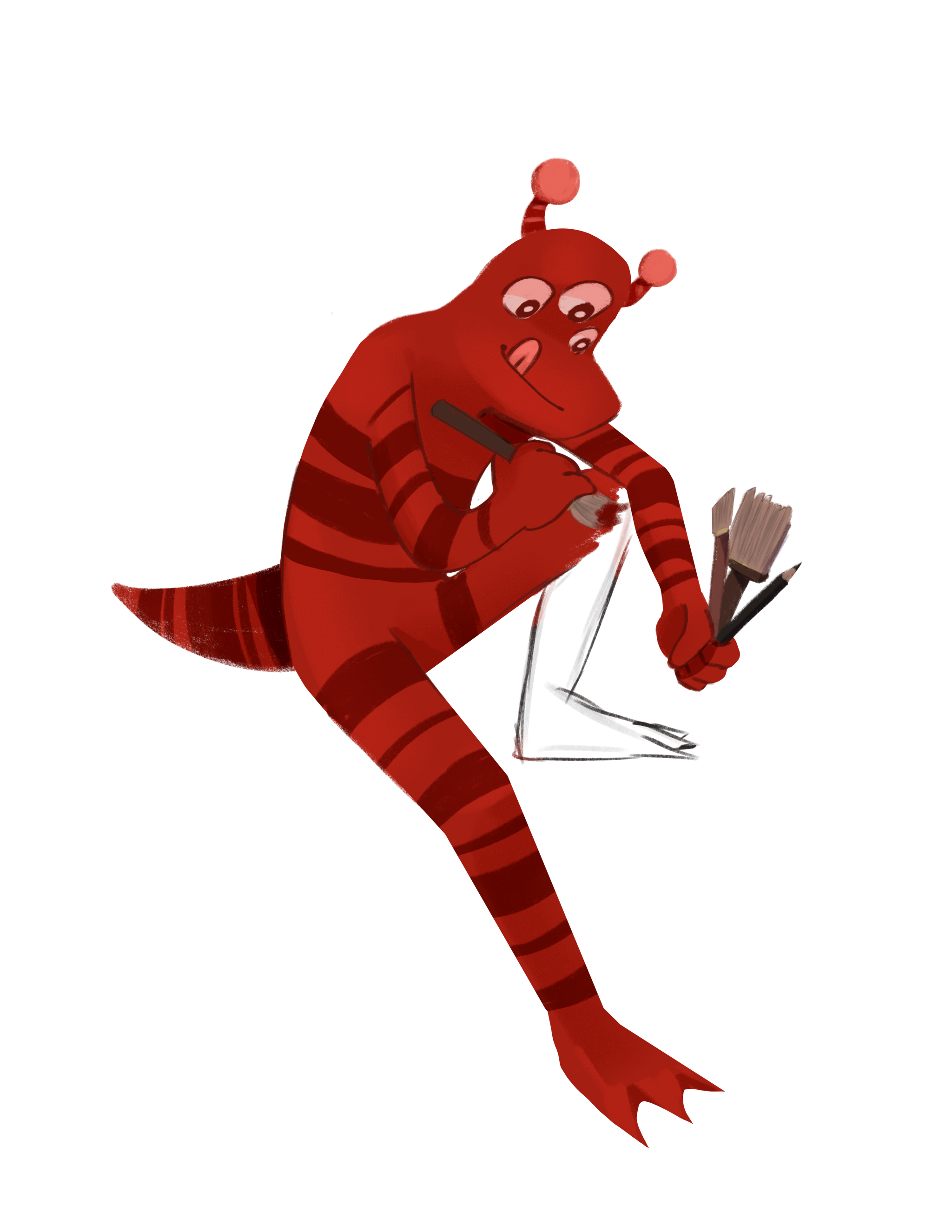 Red Monster Magnet